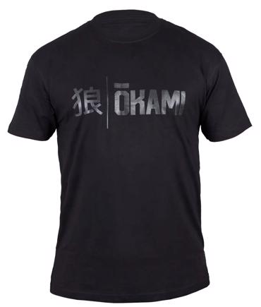 OKAMI T-Shirt Kanji -black